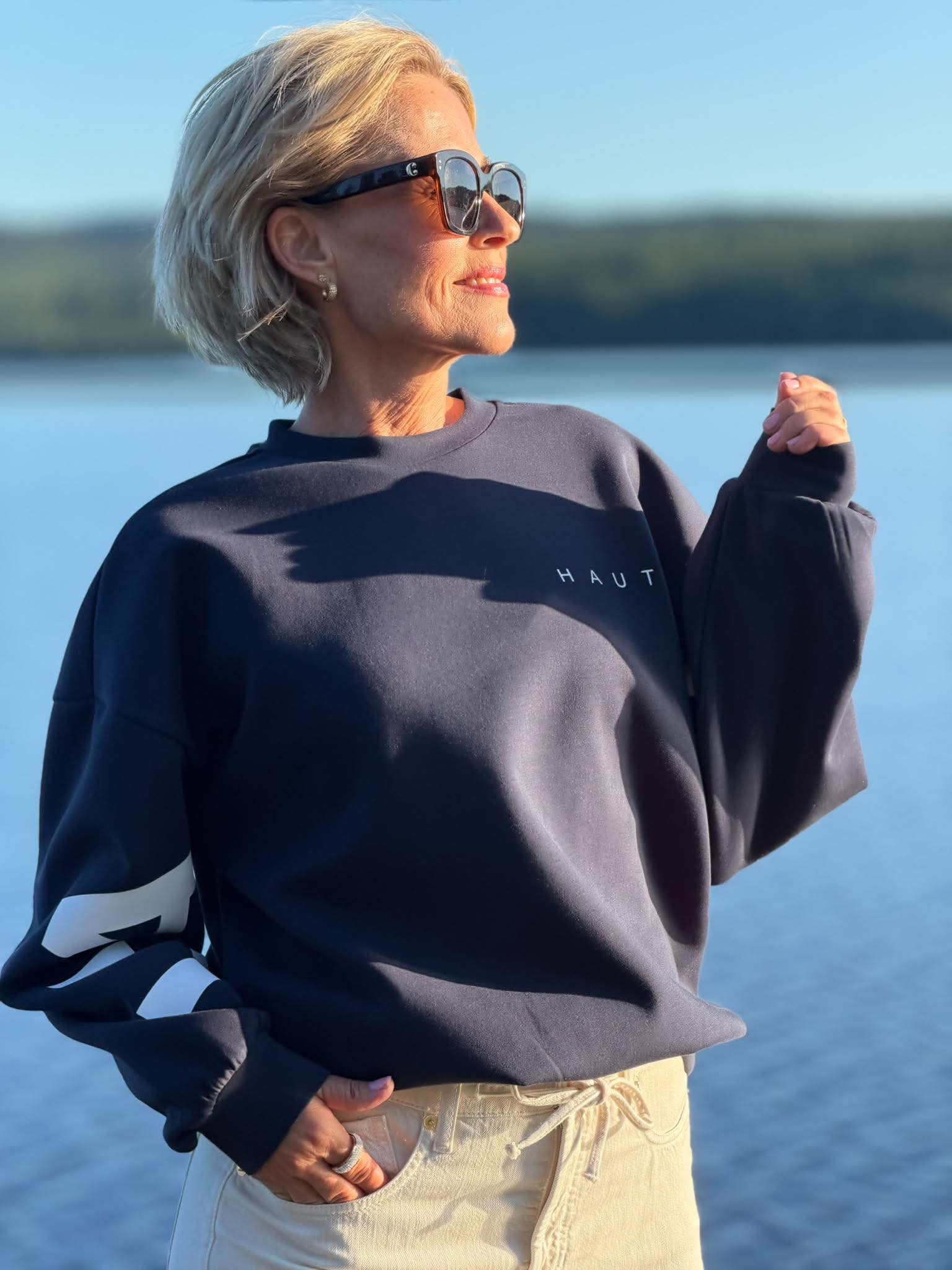 Maxi Split Logo Sweat
