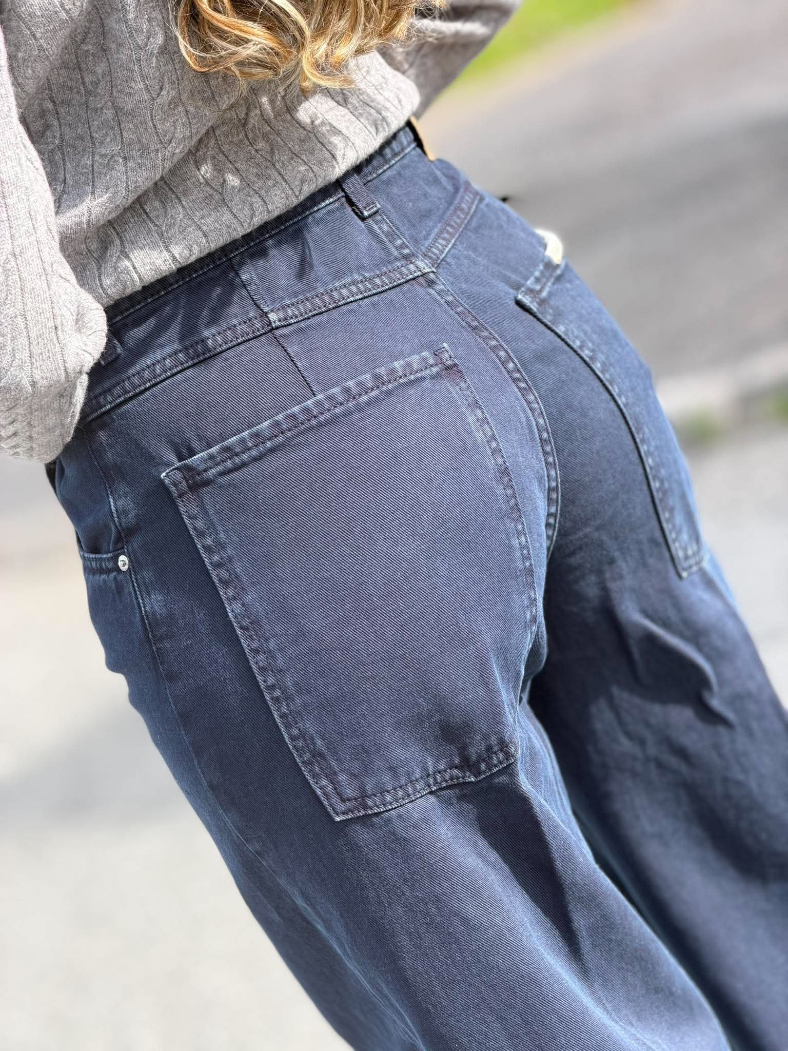 Mia baggy denim bukse