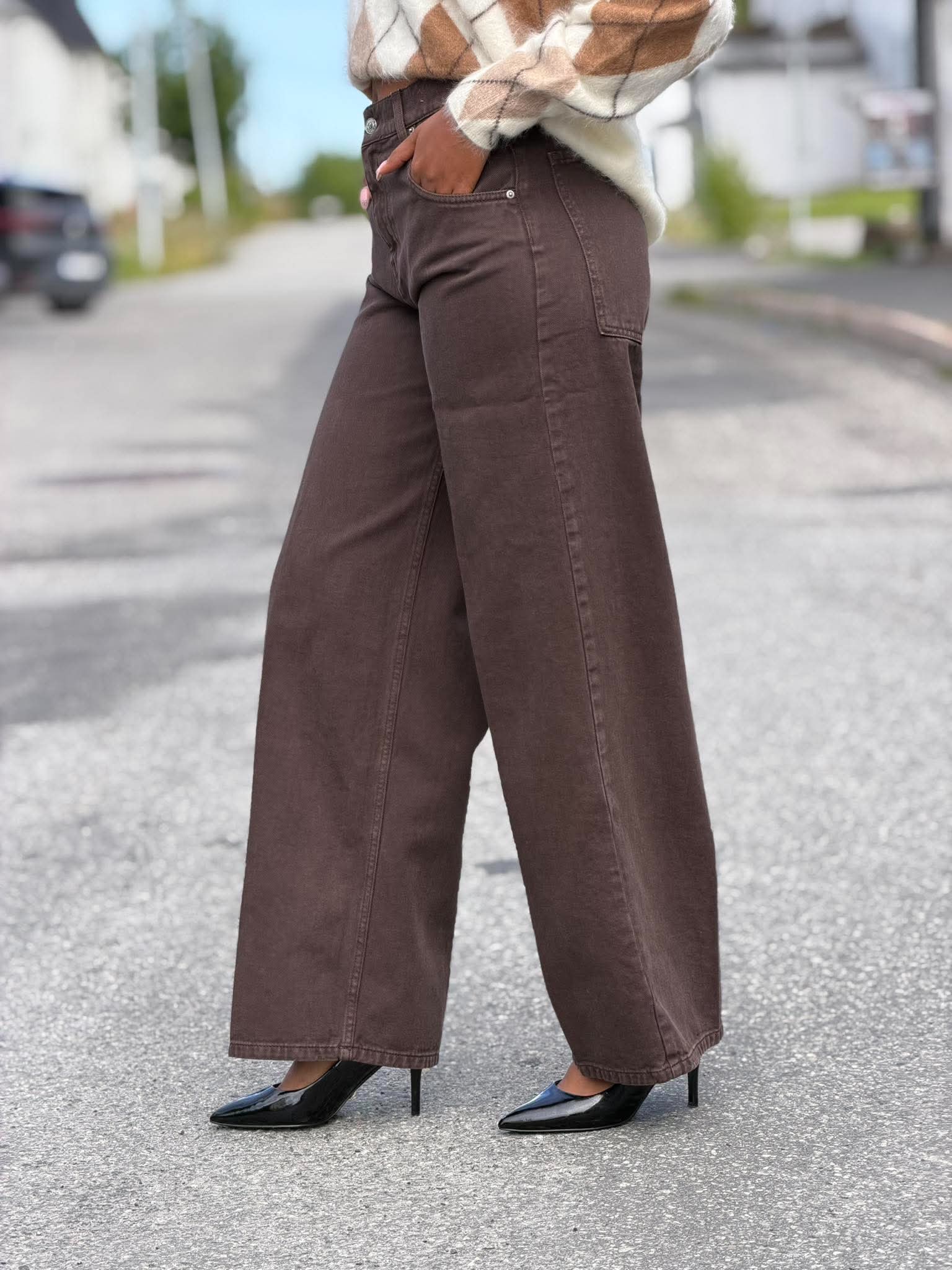 Mia baggy denim bukse