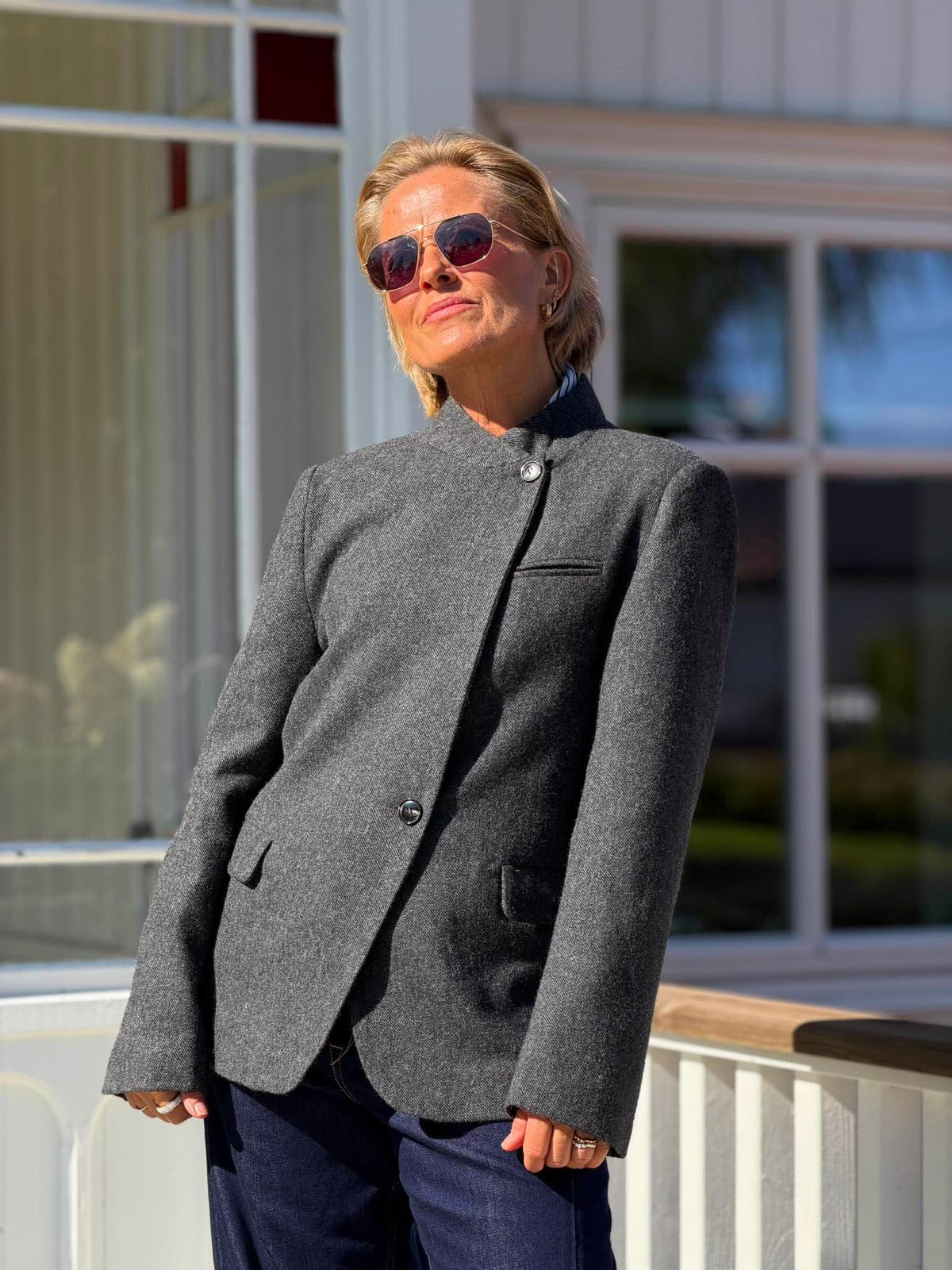 Nerine Structure Twill Blazer