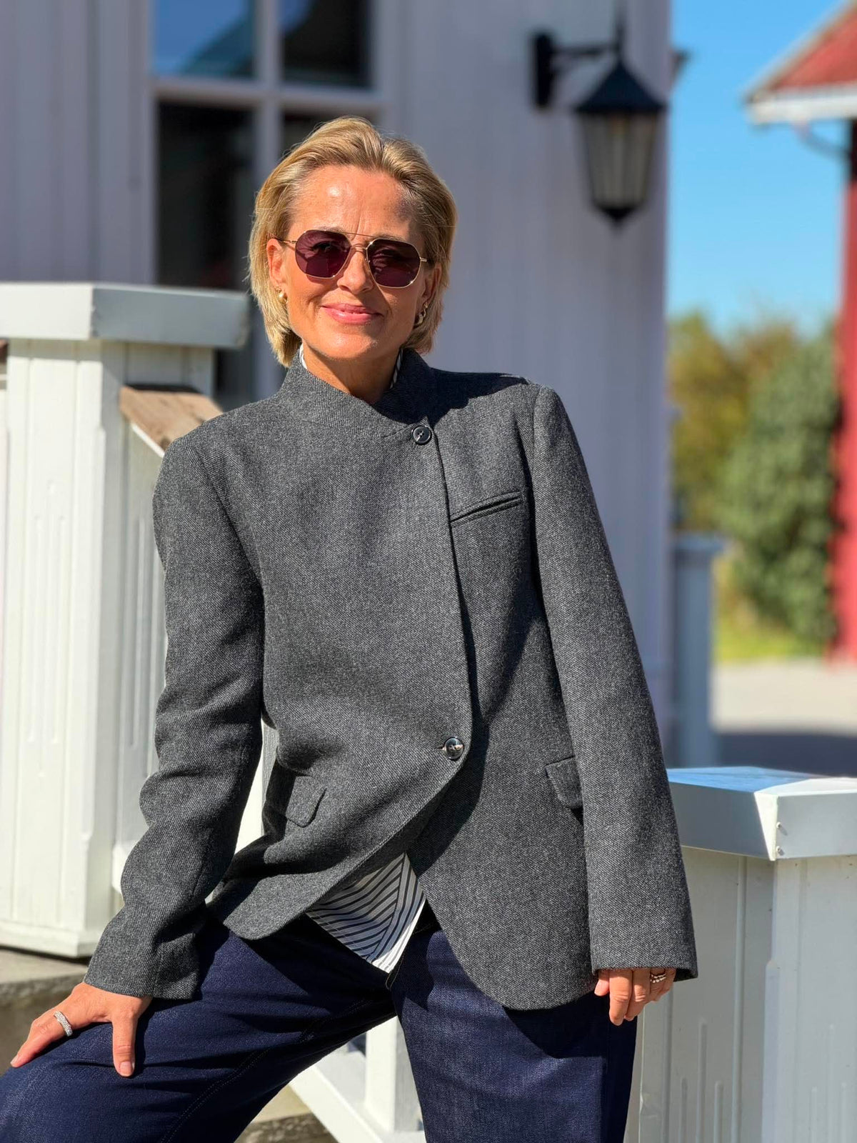 Nerine Structure Twill Blazer