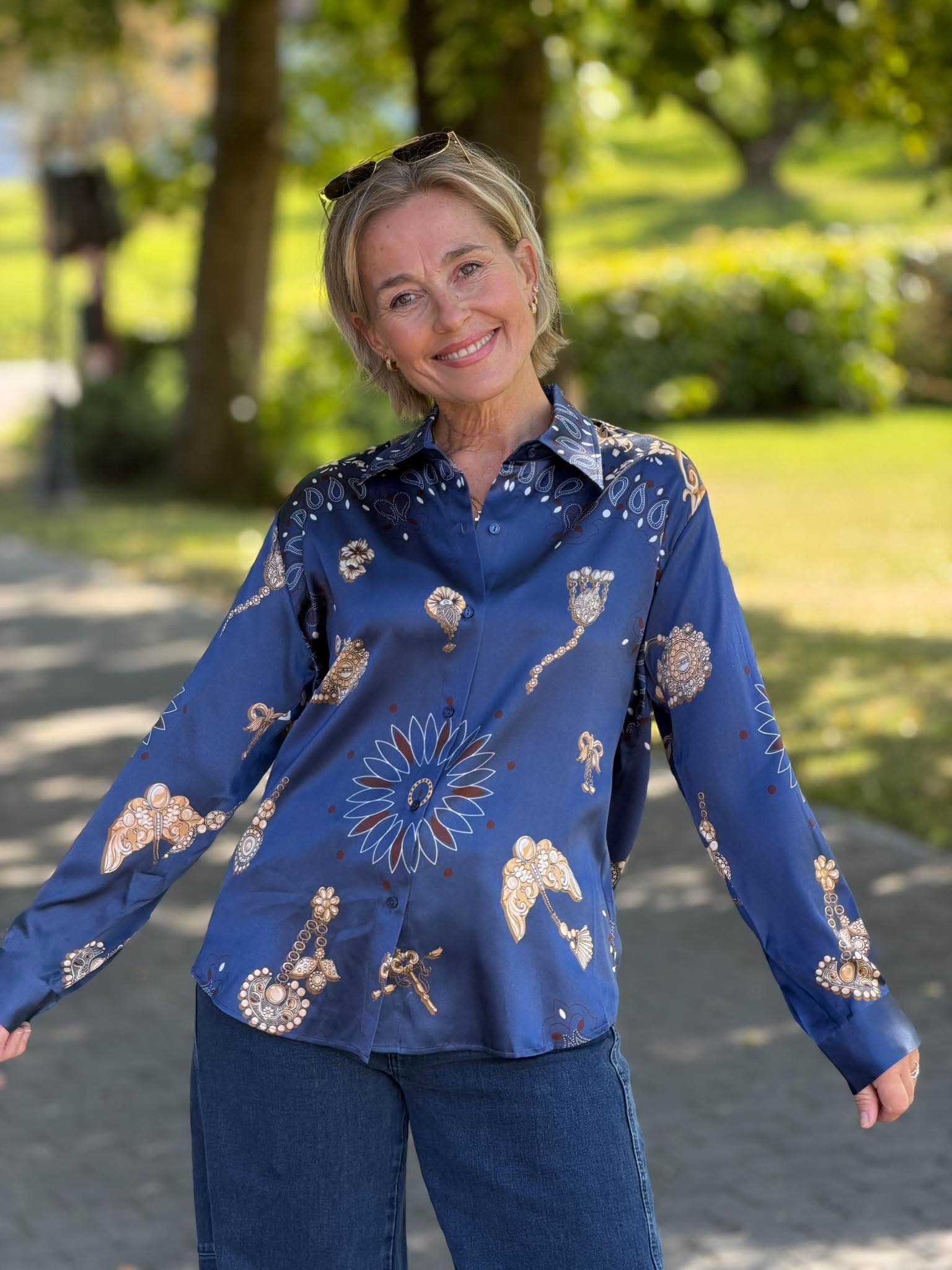 Oline Printed Blouse