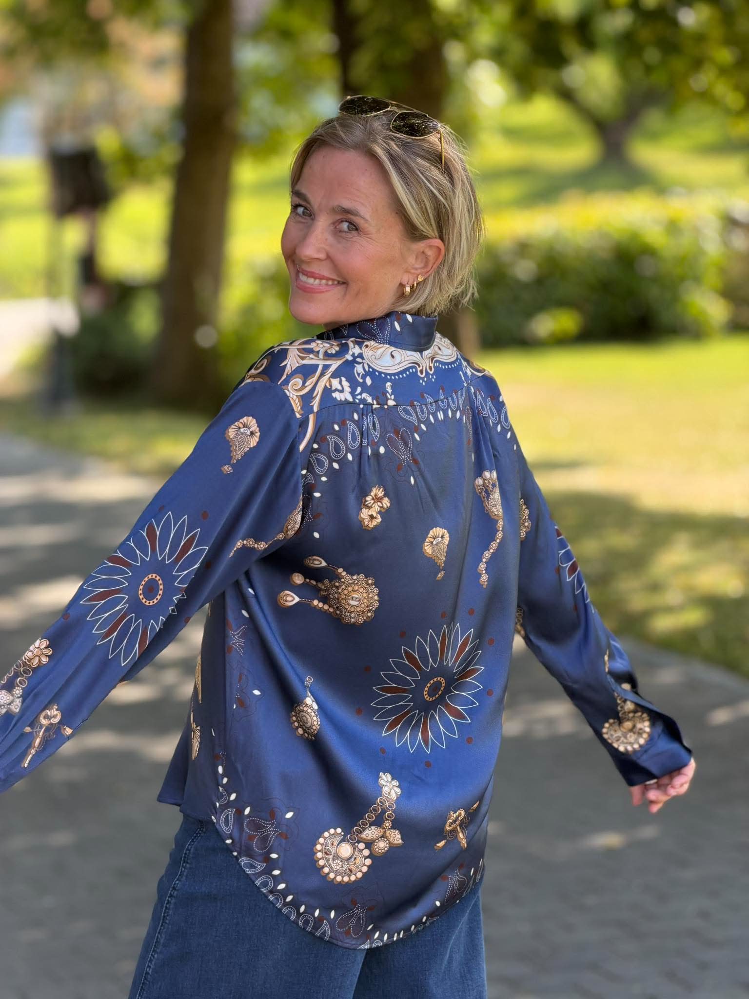 Oline Printed Blouse
