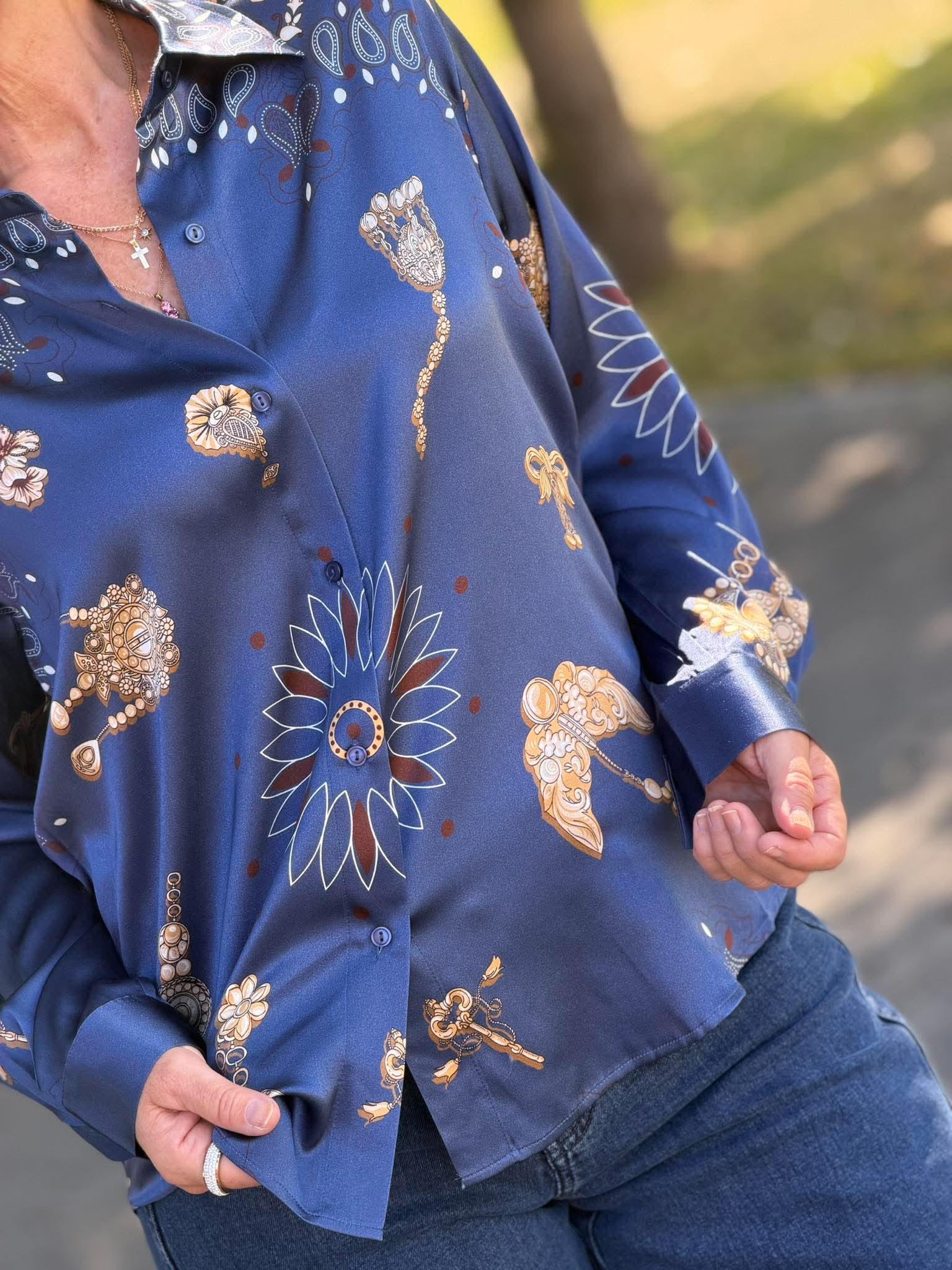 Oline Printed Blouse