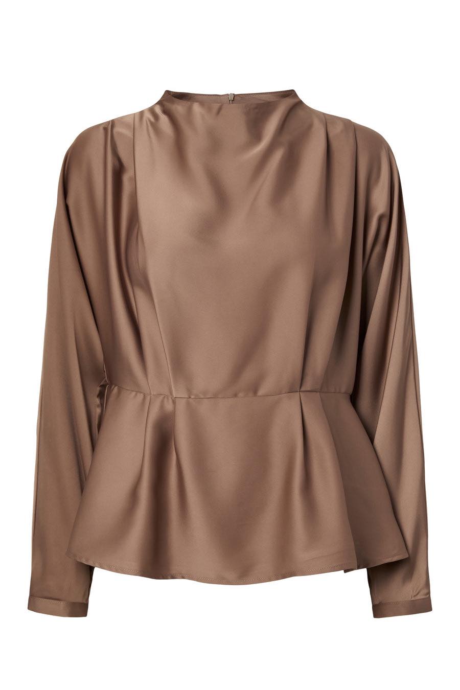 YASPella LS Funnel Neck Top