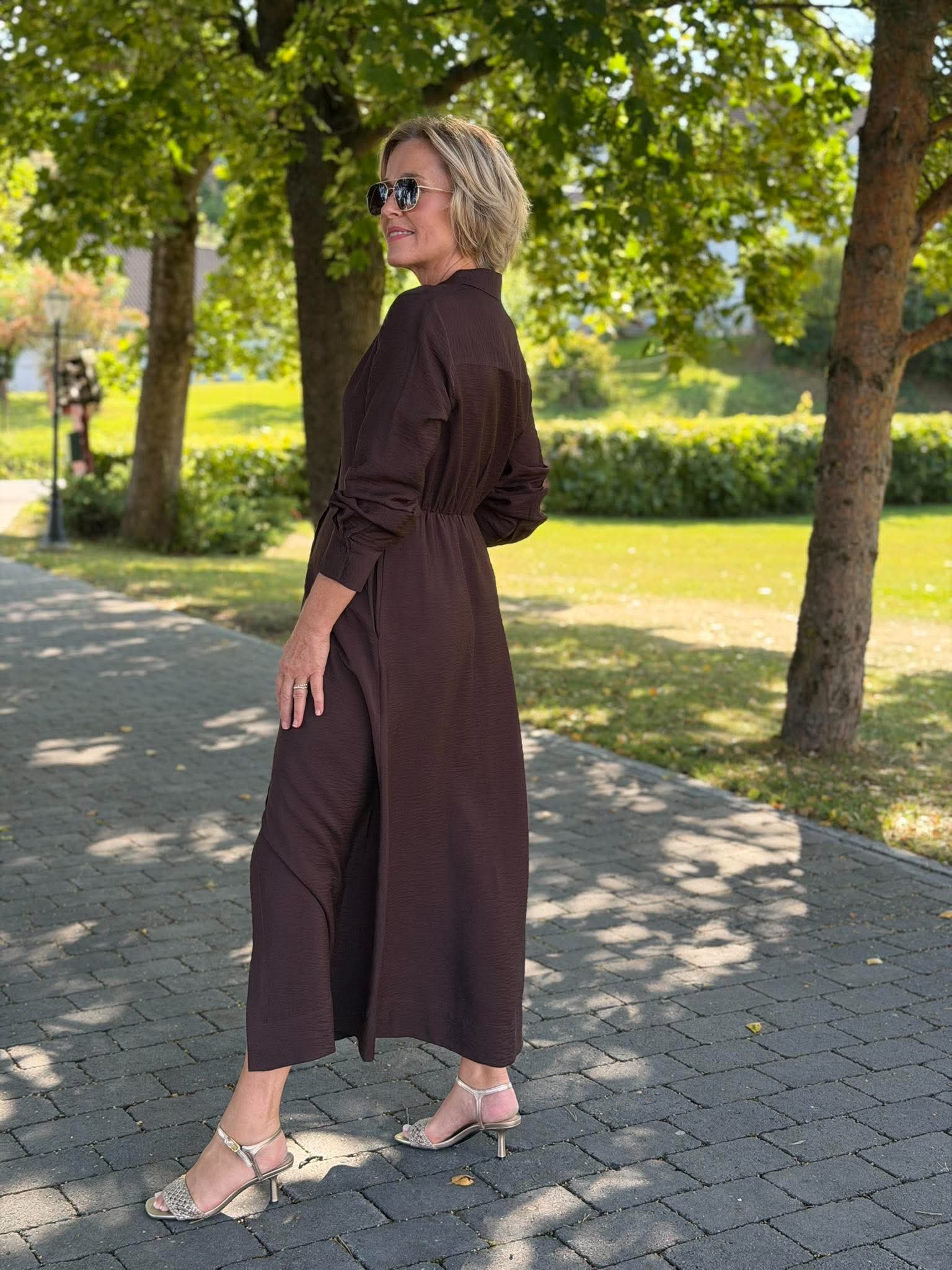 YASSafera LS Long Shirt Dress