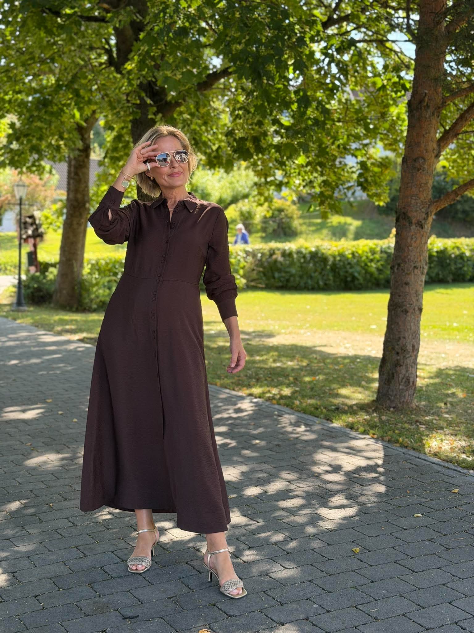 YASSafera LS Long Shirt Dress