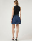 YASSalino HW Denim Skirt