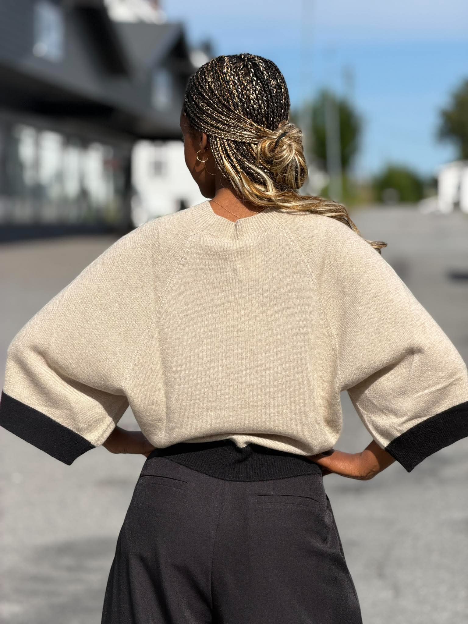 Strikket t-shirt