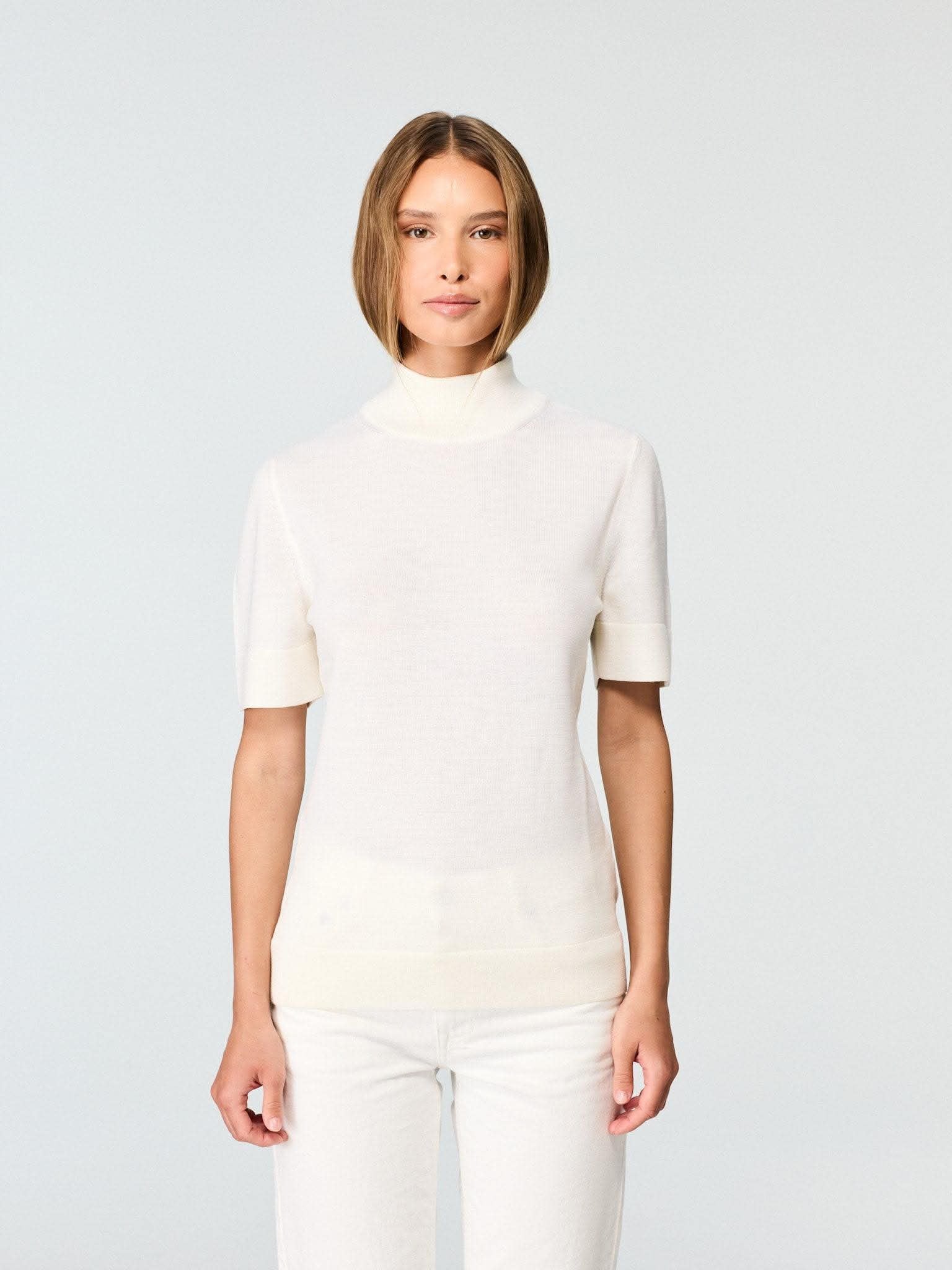 WMN Merino Short Sleeve Polo