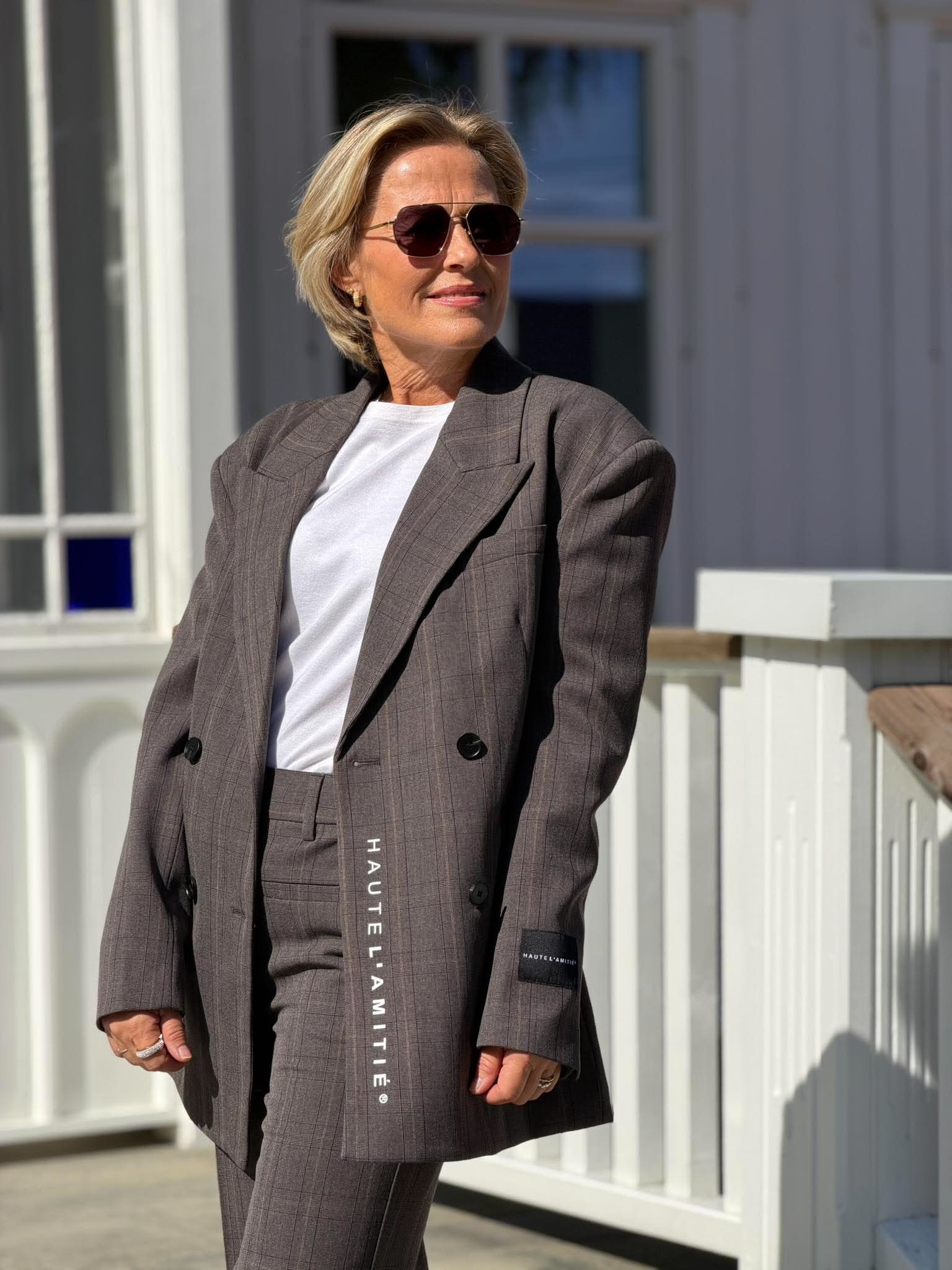 Waist Fit Check Blazer
