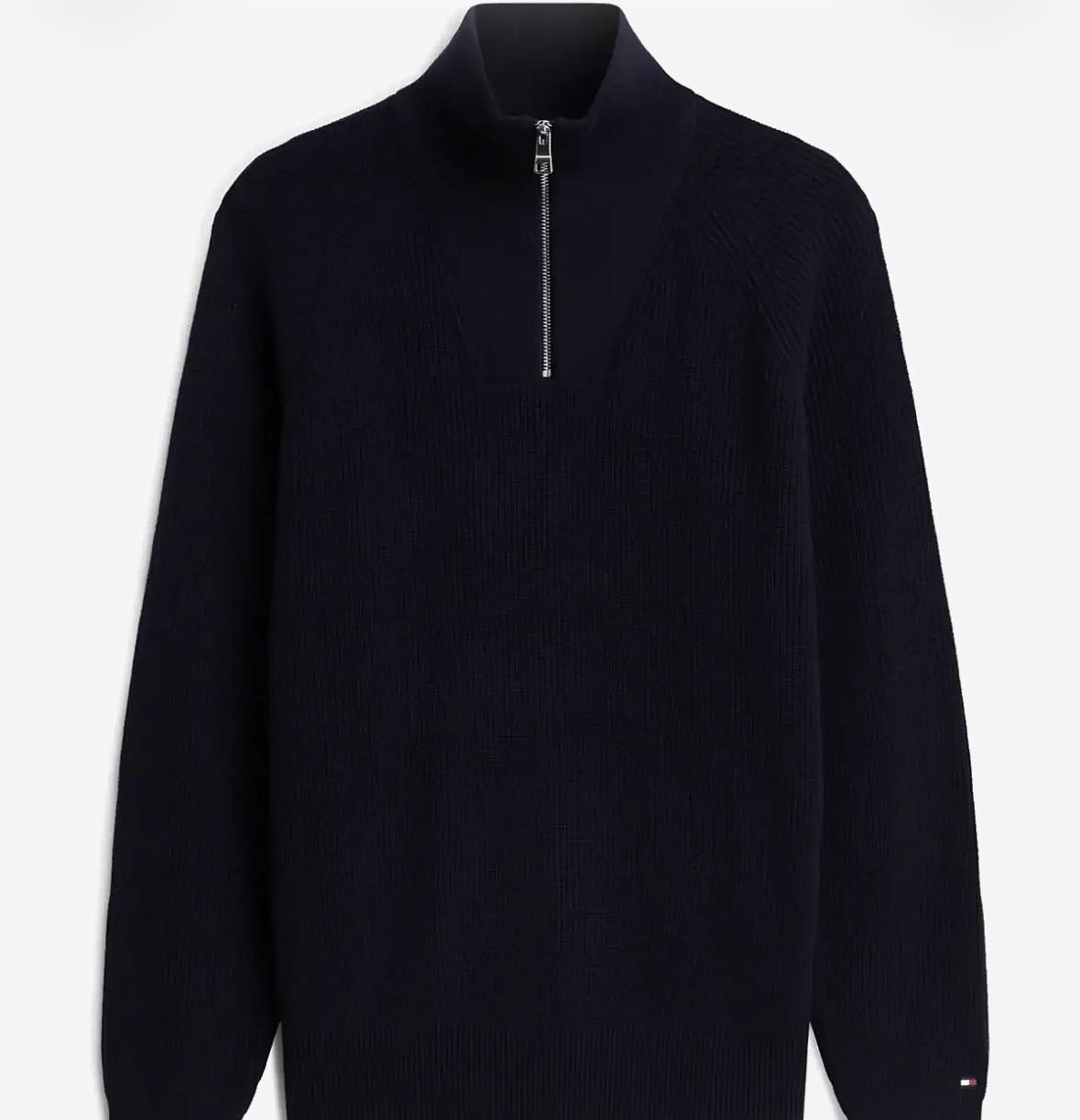Fisherman Rib Zip Mock