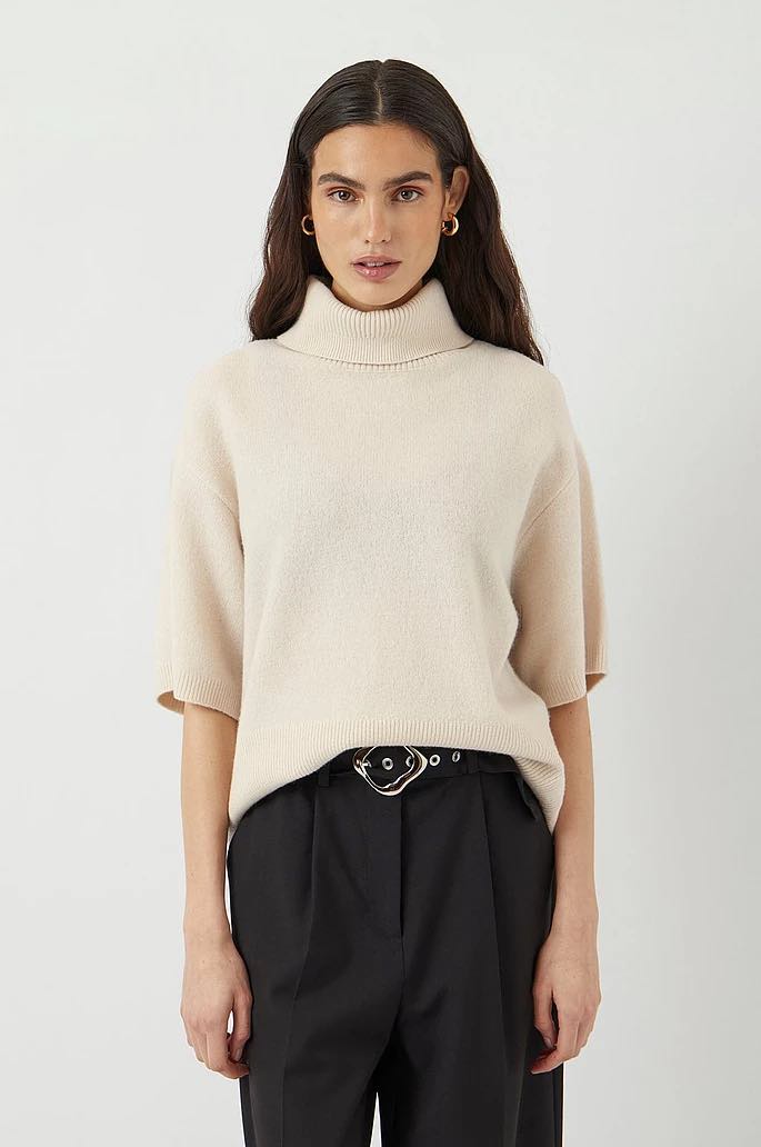 YASEmila 2/4 Wool Knit Pullover