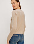 Cotton Cashmere Long Sleeve Tee