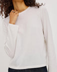 Cotton Cashmere Long Sleeve Tee
